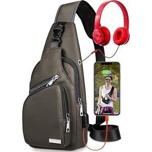 Waterproof Sling Bag Crossbody Backpack For Men Women Sling Backpack Hiking
